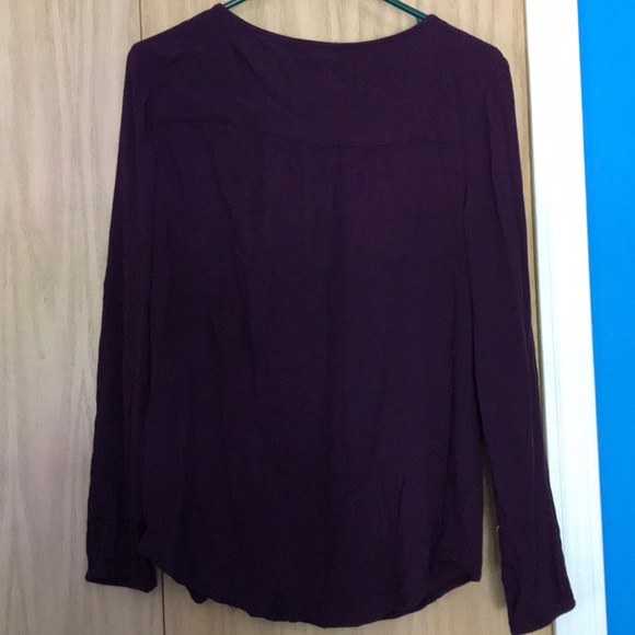 Dark Purple blouse - Picture 3 of 4